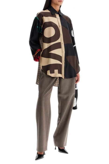 moschino elastic waistband pants
