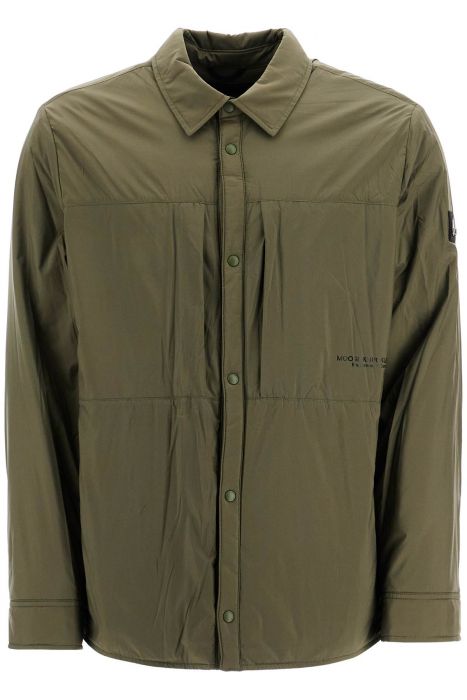 moose knuckles ash nylon shirt-style jacket