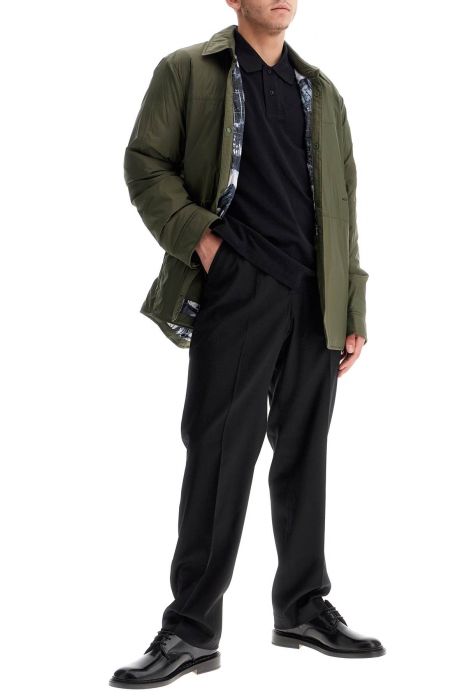 moose knuckles ash nylon shirt-style jacket