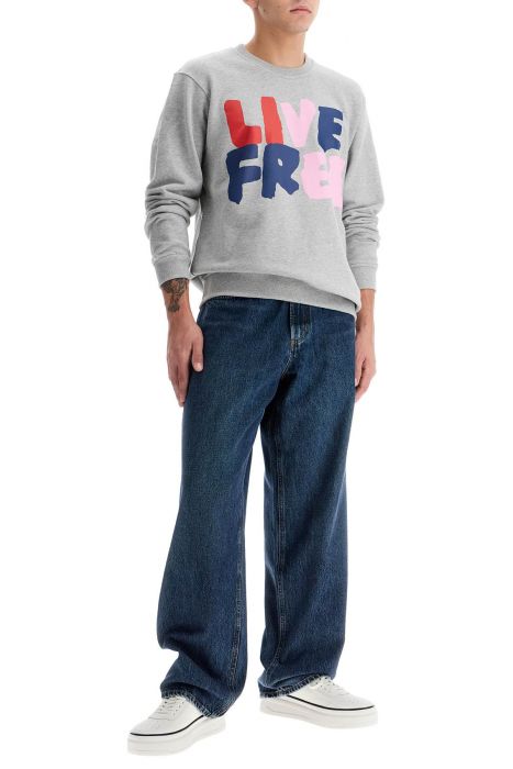 comme des garcons shirt live free hooded sweat