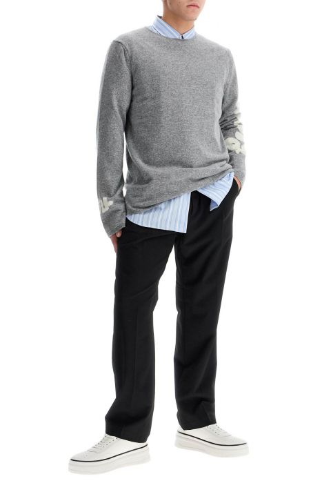 comme des garcons shirt wool jacquard pul