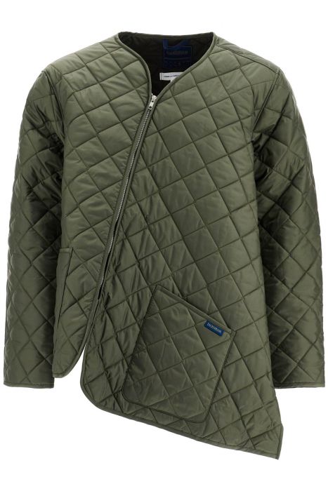 comme des garcons shirt asymmetric quilted