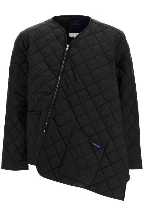 comme des garcons shirt asymmetric quilted