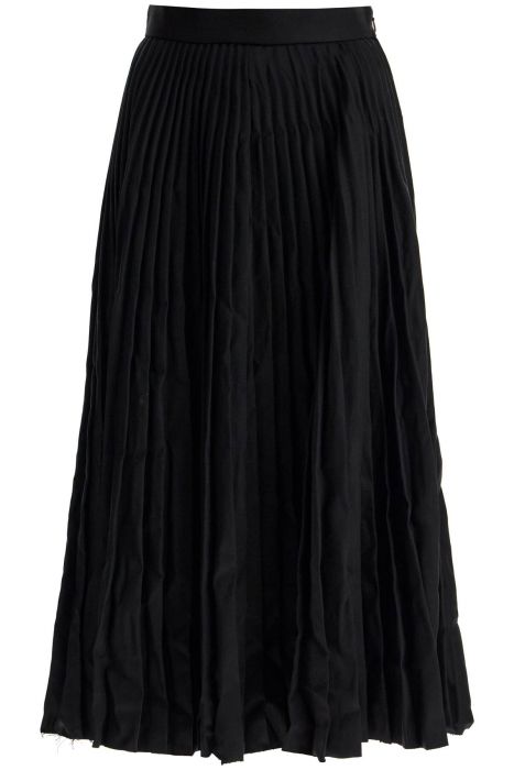 balenciaga pleated skirt with crink