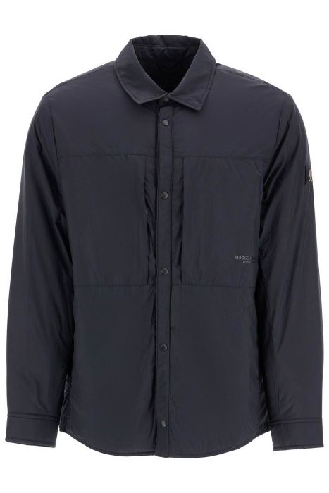 moose knuckles ash nylon shirt-style jacket