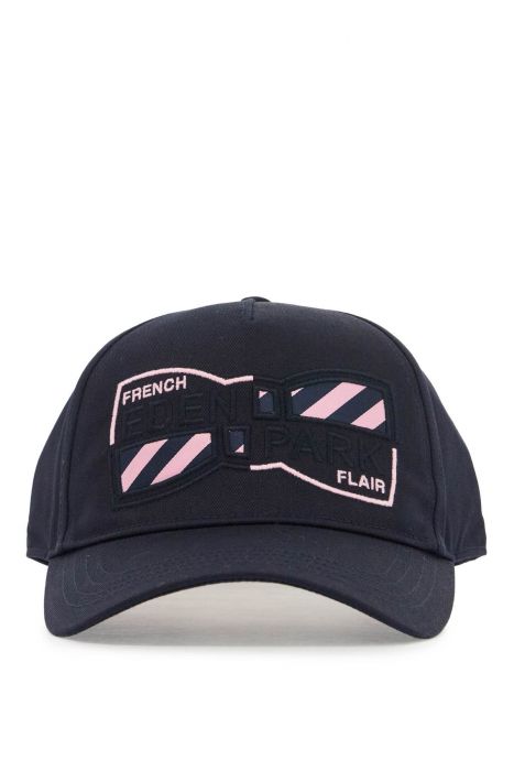 eden park baseball cap with bow tie embroidery
