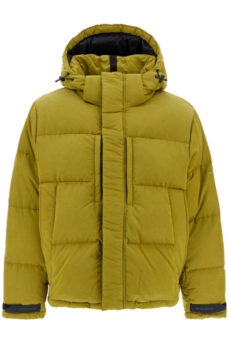 woolrich short ripstop olmetex down