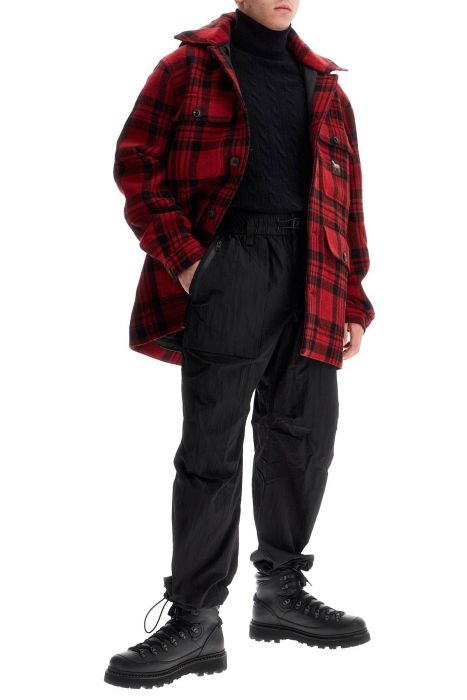 woolrich plaid cruiser hooded jacket