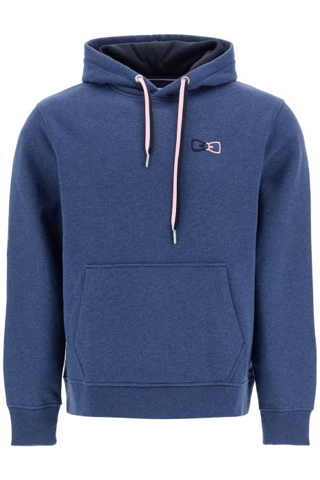 eden park felpa con cappuccio e ricamo logo