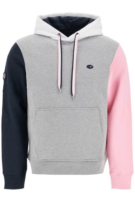 eden park hooded color block sweatshirt