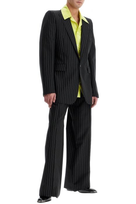 alexander mcqueen low-waisted pinstripe