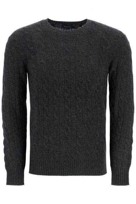 polo ralph lauren cable knit wool-cashmere sweater