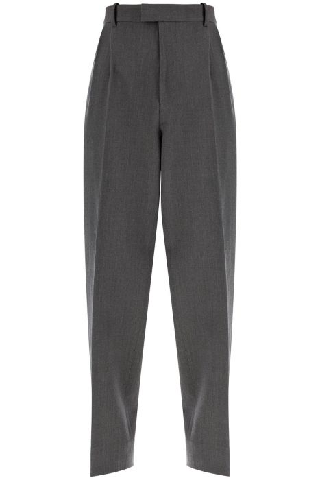 bottega veneta straight wool stretch pants