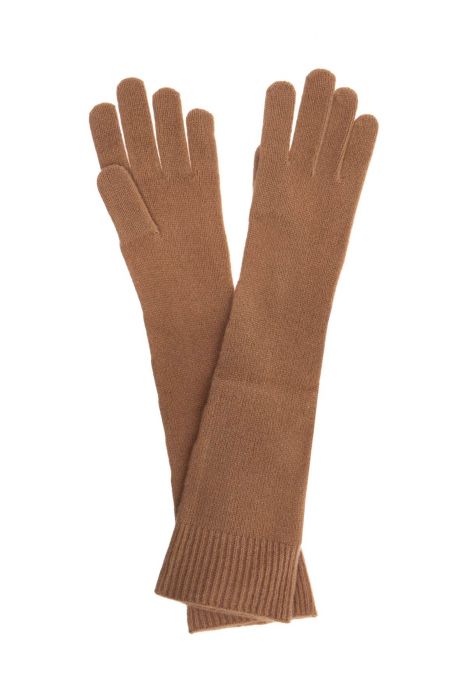 toteme long wool and cashmere gloves