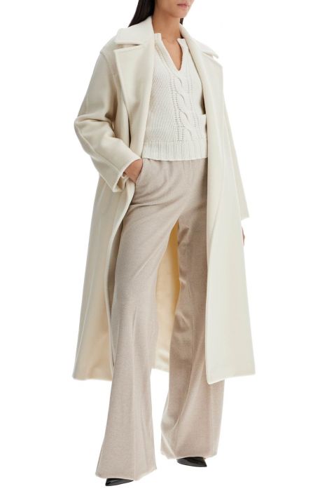max mara alpaca, wool and cashmere robe coat