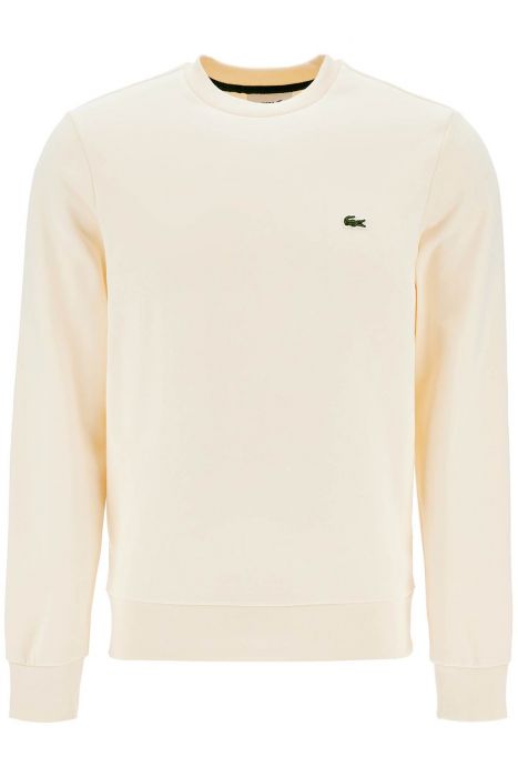 lacoste classic fit crewneck sweatshirt