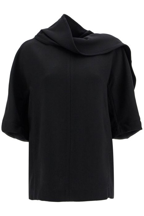 bottega veneta wool crãªpe top with
