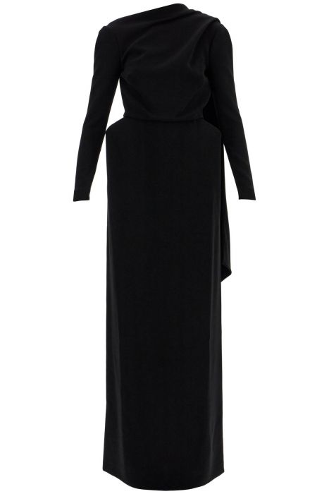 balenciaga maxi dress with back panel