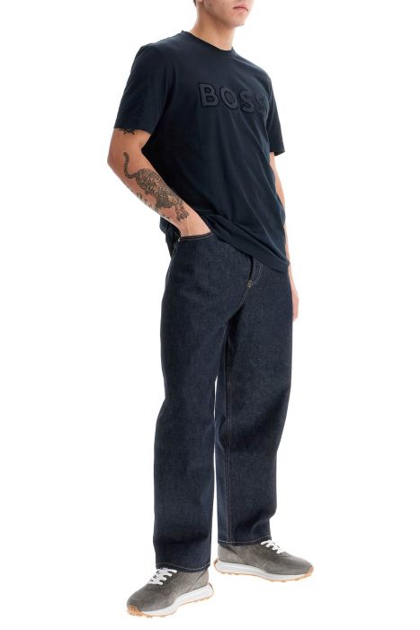 boss t-shirt with patch logo design
