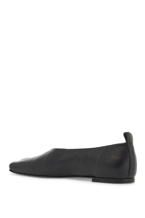 courreges ist leather ballet flats