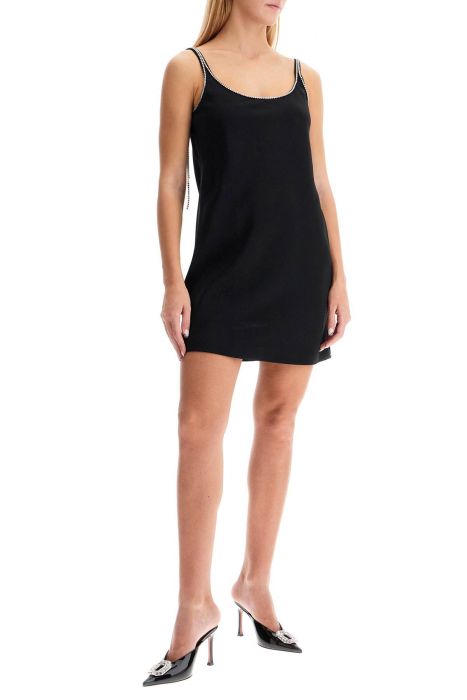 sportmax 'mini dress with crystal trimmings