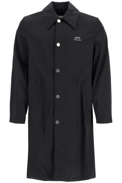 ami alexandre matiussi unisex car coat made of nylon and cotton