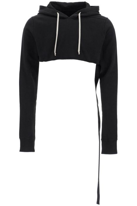 drkshdw organic cotton cropped sweatshirt in