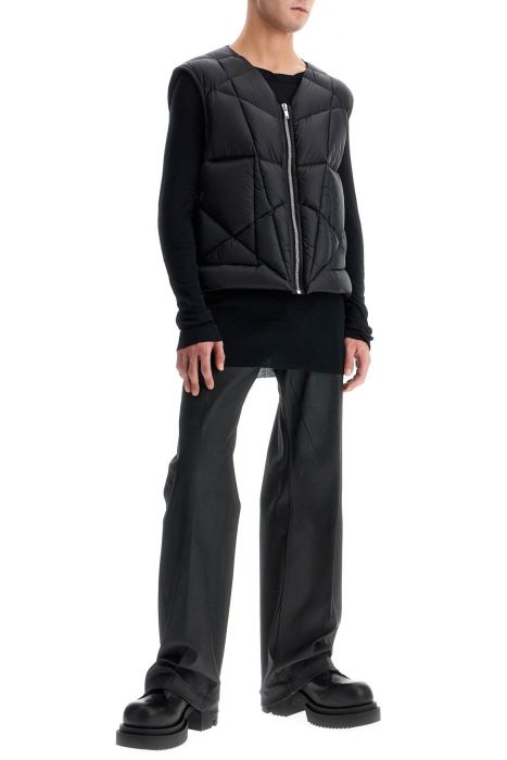 rick owens short sleeveless down jacket