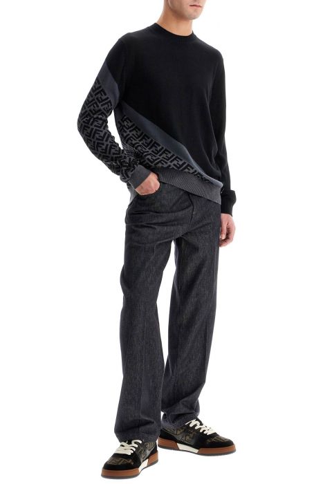 fendi straight cut selleria jeans for men