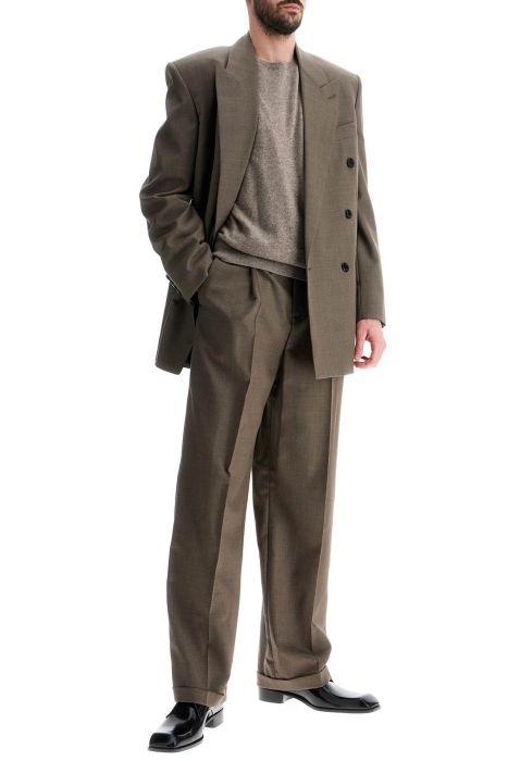 saint laurent blazer doppiopetto in fresco lana