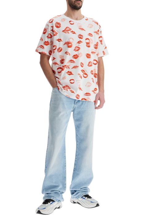 balmain "kiss all over print t