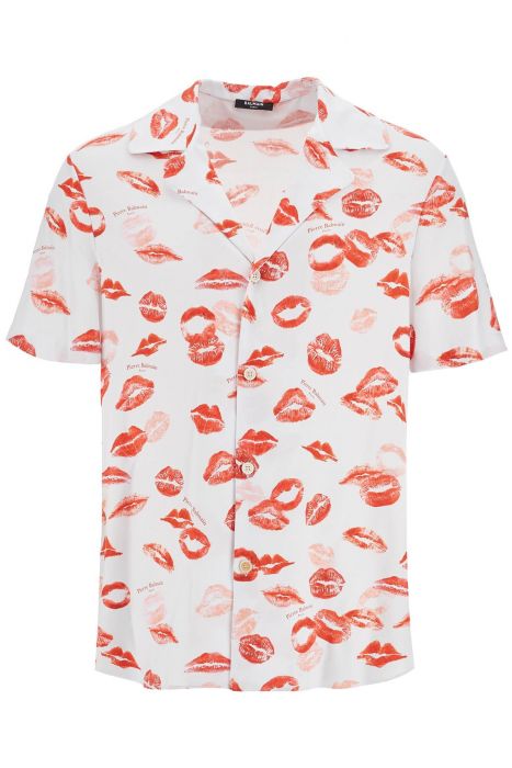 balmain "short-sleeved shirt with all-over