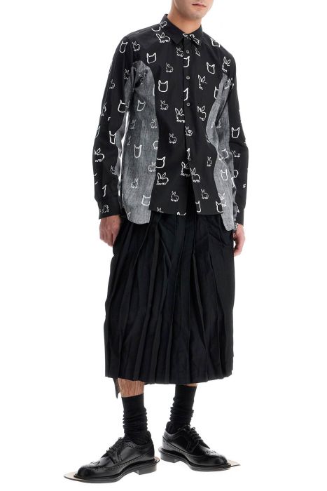 comme des garcons black "shirt with inside-out