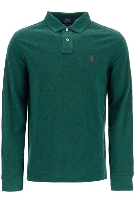 polo ralph lauren custom slim fit long sleeve polo shirt