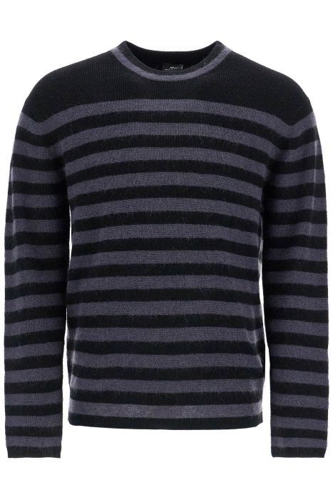 ps paul smith striped wool and mohair blend pullover