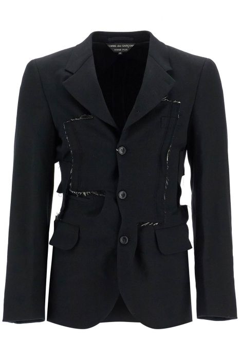 comme des garcons homme plus reconstructed effect jacket