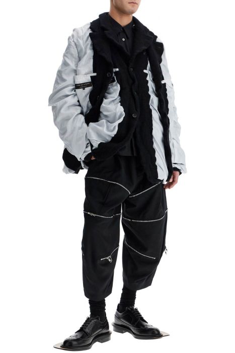 comme des garcons homme plus layered jacket with inside out effect