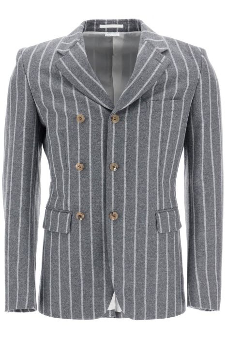 comme des garcons homme plus striped wool jacket