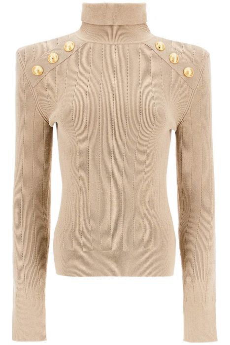balmain 'embossed button-up