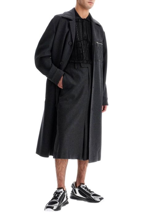 fendi long cashmere bermuda shorts
