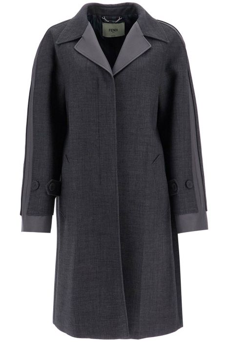 fendi 'nattã¨ car coat in