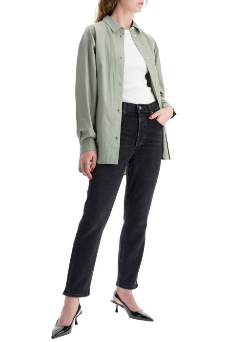 agolde riley cropped jeans