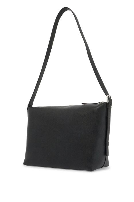 balenciaga large leather credit messenger bag