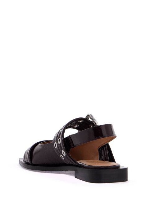 ganni slingback flats