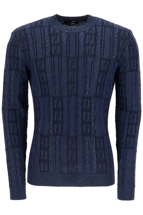 fendi 'shiny yarn ff pullover