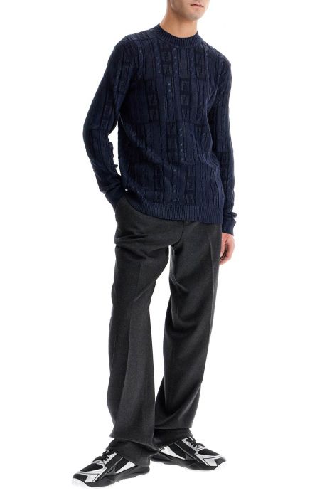 fendi 'shiny yarn ff pullover