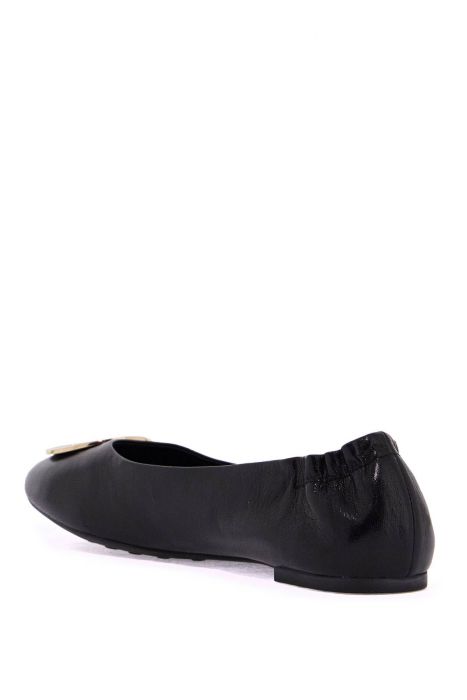 tory burch 'shiny leather claire baller