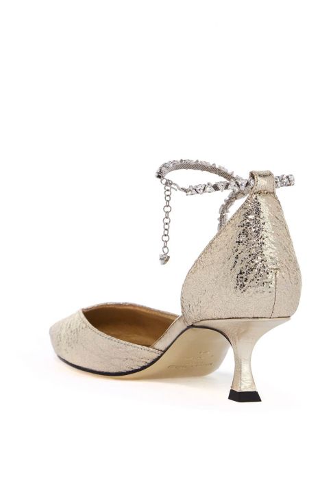 jimmy choo 'stevie 50 metallic crink