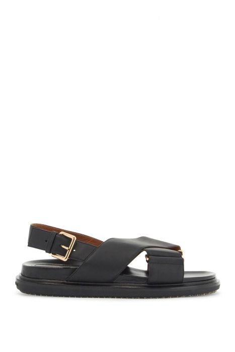 marni sandali fussbett in pelle