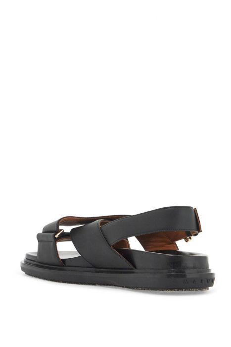 marni leather fussbett sand